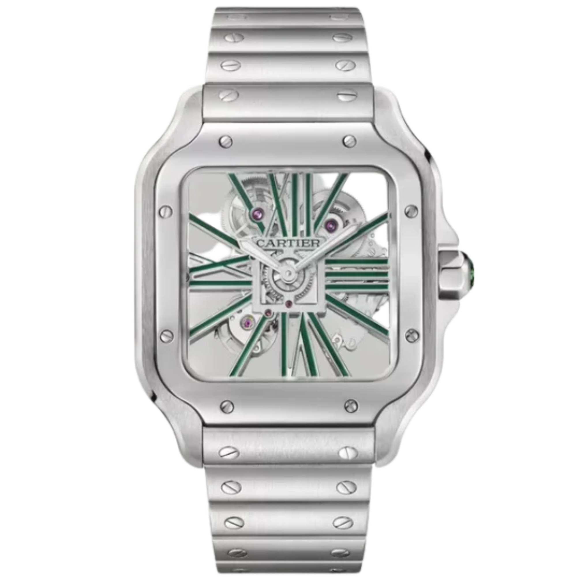 SANTOS 40MM DE CARTIER STAINLESS STEEL - Cartier