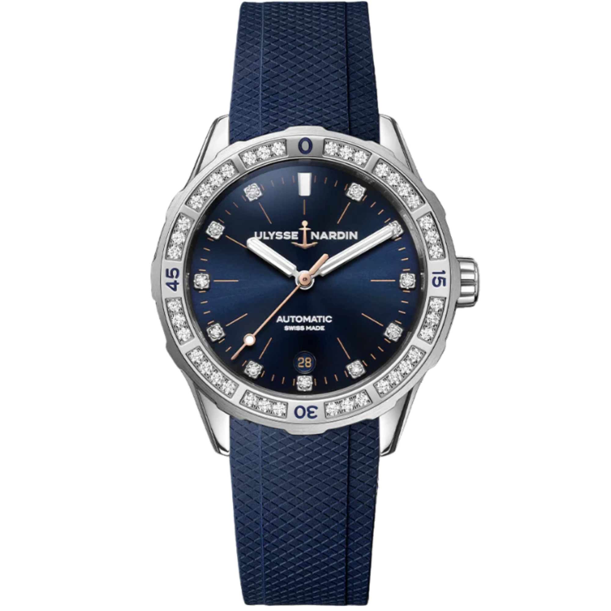 DIVER 39 MM STAINLESS STEEL WITH BLUE DIAL - Ulysse Nardin