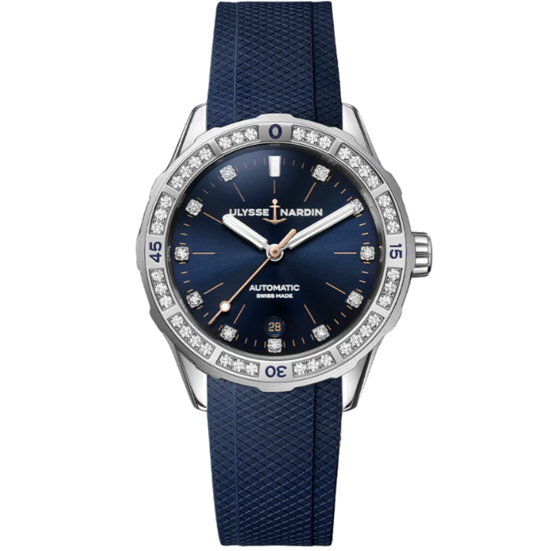 DIVER 39 MM STAINLESS STEEL WITH BLUE DIAL - Ulysse Nardin
