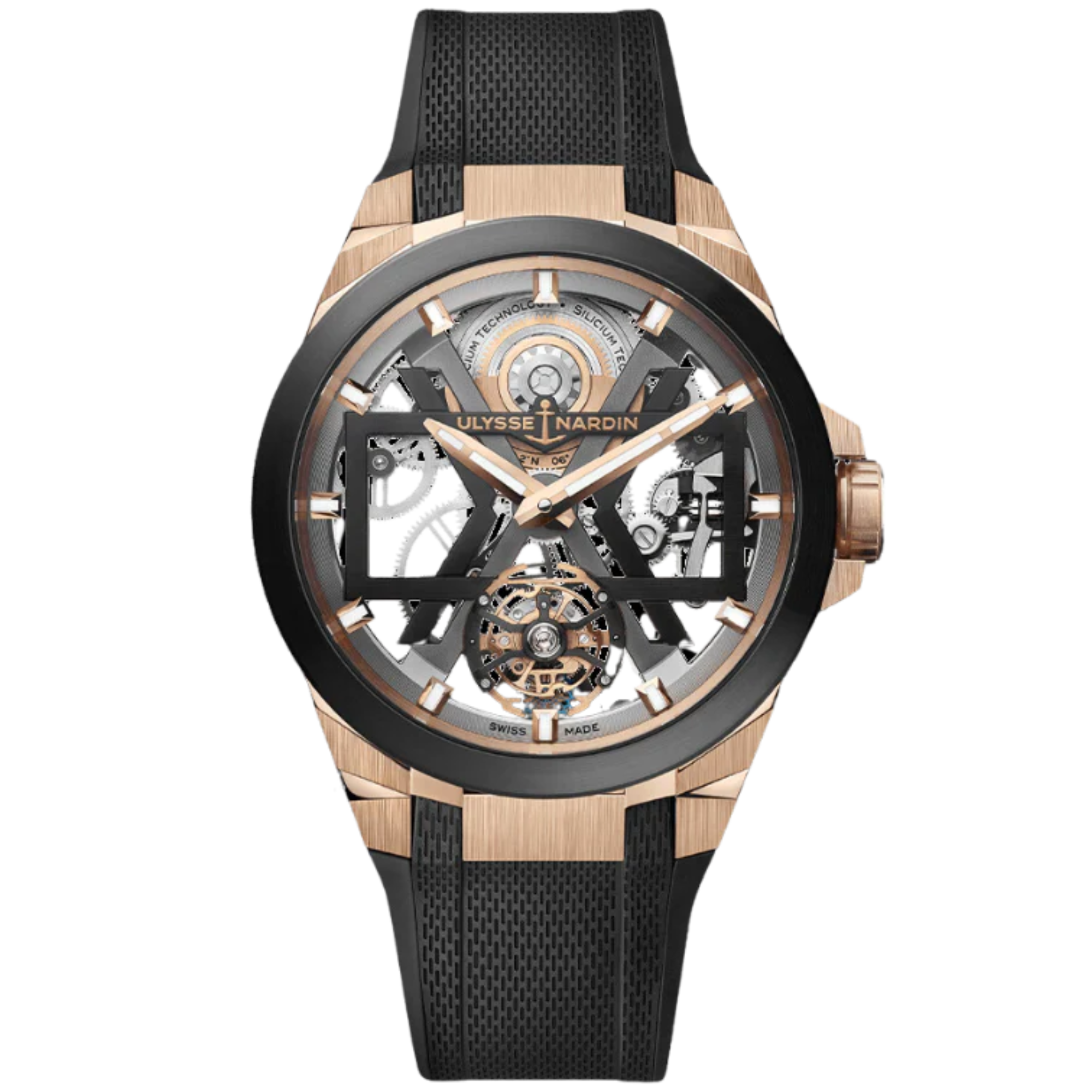 BLAST TOURBILLON 45 MM ROSE GOLD WITH OPENWORKED DIAL - Ulysse Nardin