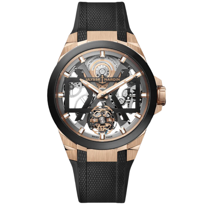 BLAST TOURBILLON 45 MM ROSE GOLD WITH OPENWORKED DIAL - Ulysse Nardin