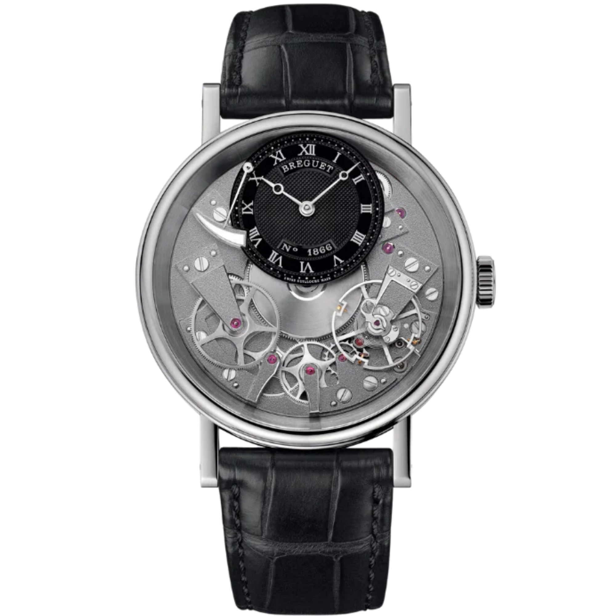 TRADITION 7057 40 MM WHITE GOLD WITH BLACK DIAL - Breguet