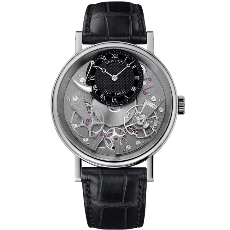 TRADITION 7057 40 MM WHITE GOLD WITH BLACK DIAL - Breguet