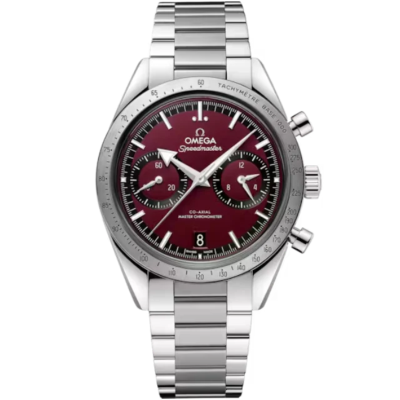 SPEEDMASTER '57 40 MM STAINLESS STEEL WITH RED DIAL - Omega