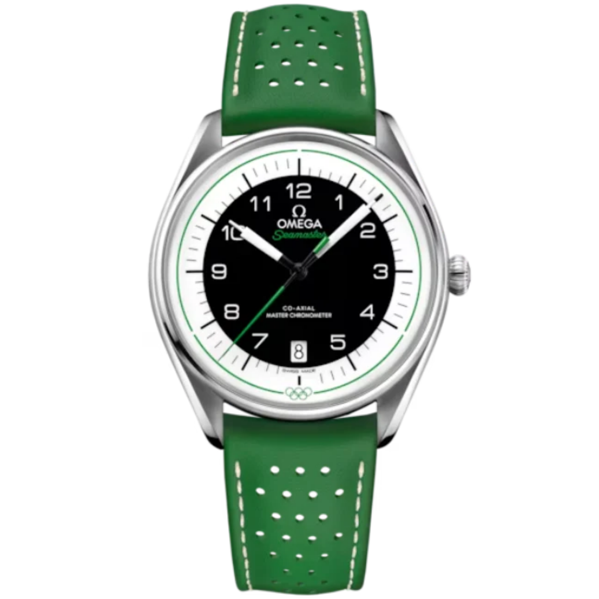 SEAMASTER OLYMPIC OFFICIAL TIMEKEEPER 39 MM STAINLESS STEEL WITH BLACK DIAL - Omega