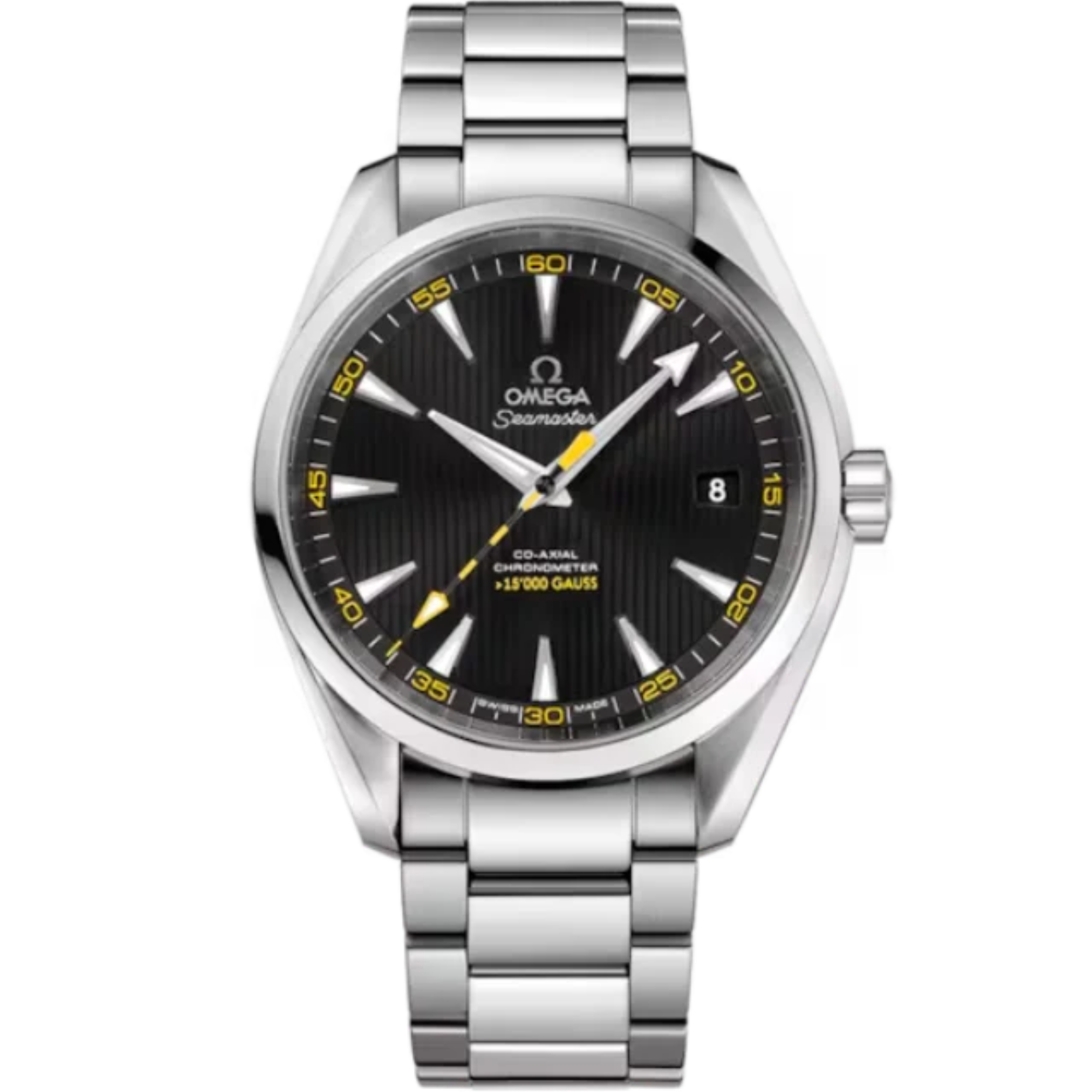 SEAMASTER AQUA TERRA 150M > 15,000 GAUSS 41 MM STAINLESS STEEL WITH BLACK DIAL - Omega