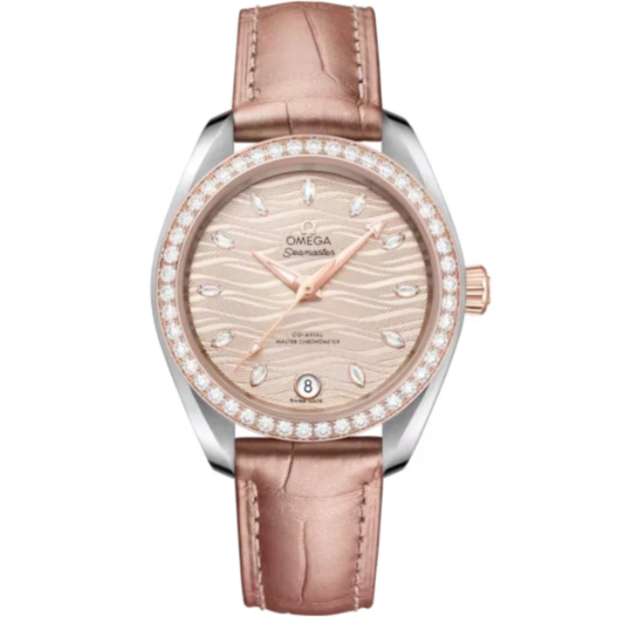 SEAMASTER AQUA TERRA 150M 34 MM STAINLESS STEEL - SEDNA™ GOLD WITH YELLOW DIAL - Omega