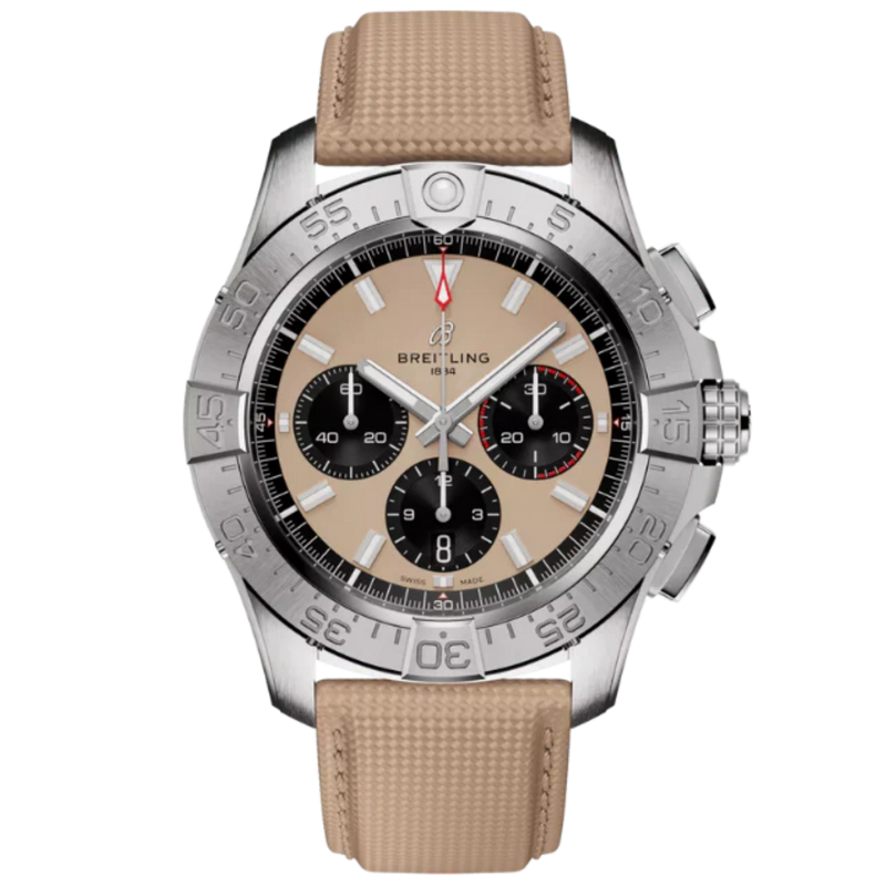 AVENGER B01 CHRONOGRAPH 44 MM STAINLESS STEEL WITH BROWN DIAL - Breitling