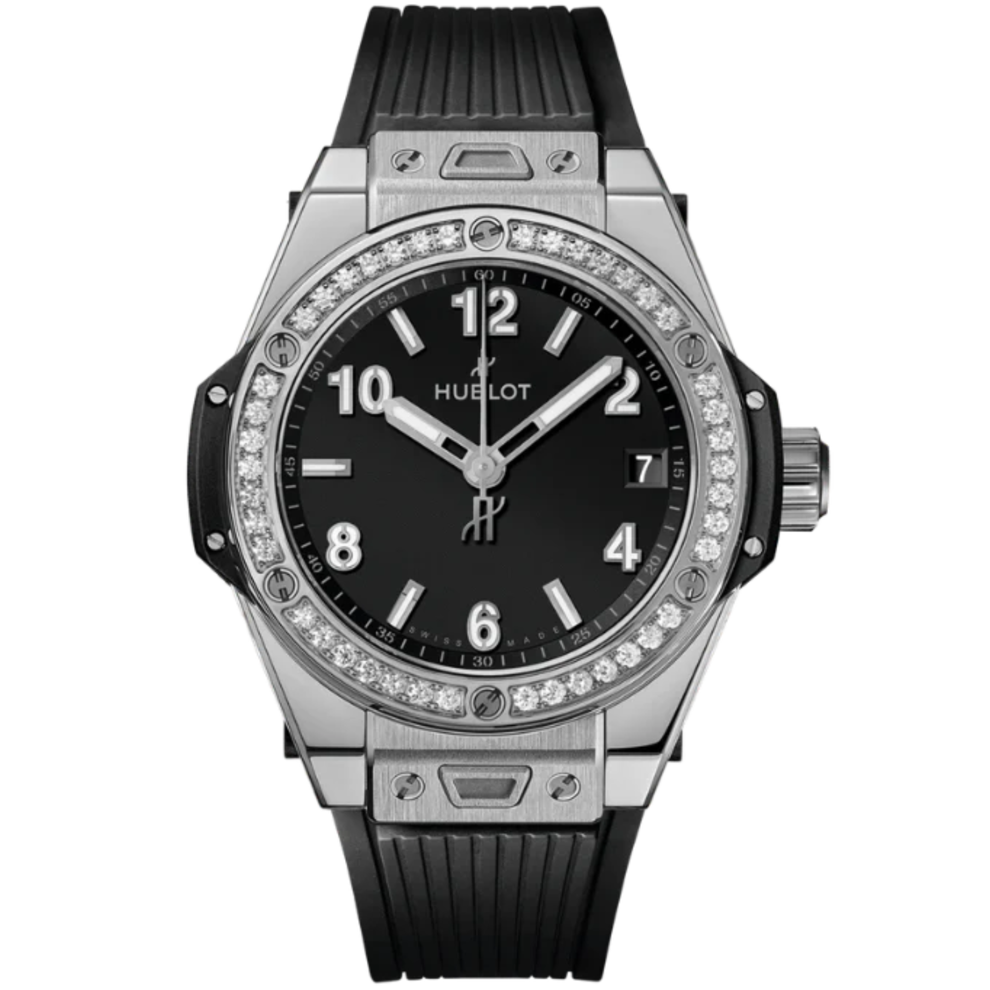 Big Bang 39mm ONE CLICK STEEL DIAMONDS - Hublot