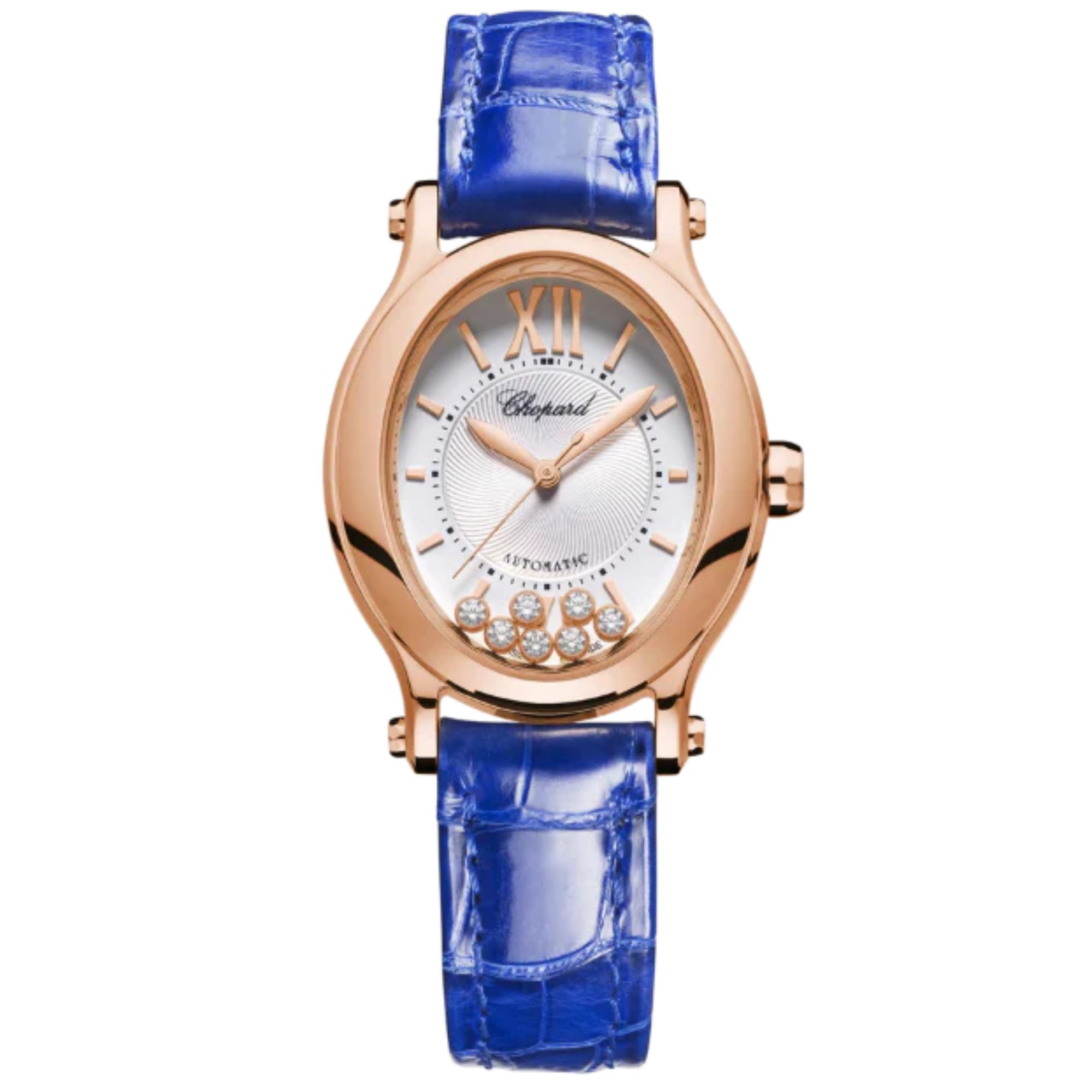 HAPPY SPORT 31 MM ETHICAL ROSE GOLD WITH SILVER DIAL - Chopard