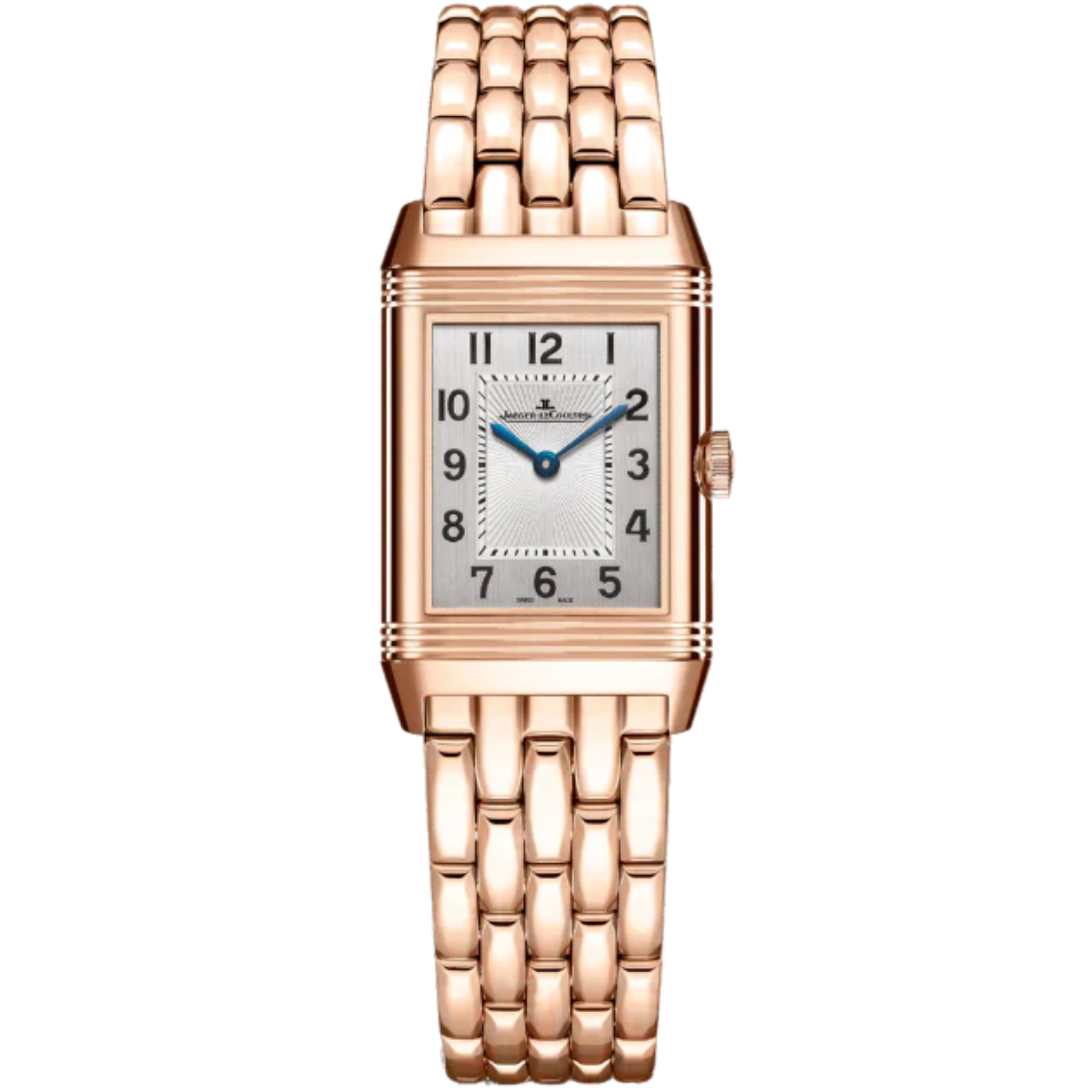 REVERSO CLASSIC DUETTO 34 MM 18K ROSE GOLD WITH SILVER GREY & BLACK GUILLOCHE DIAL - Jaeger-LeCoultre