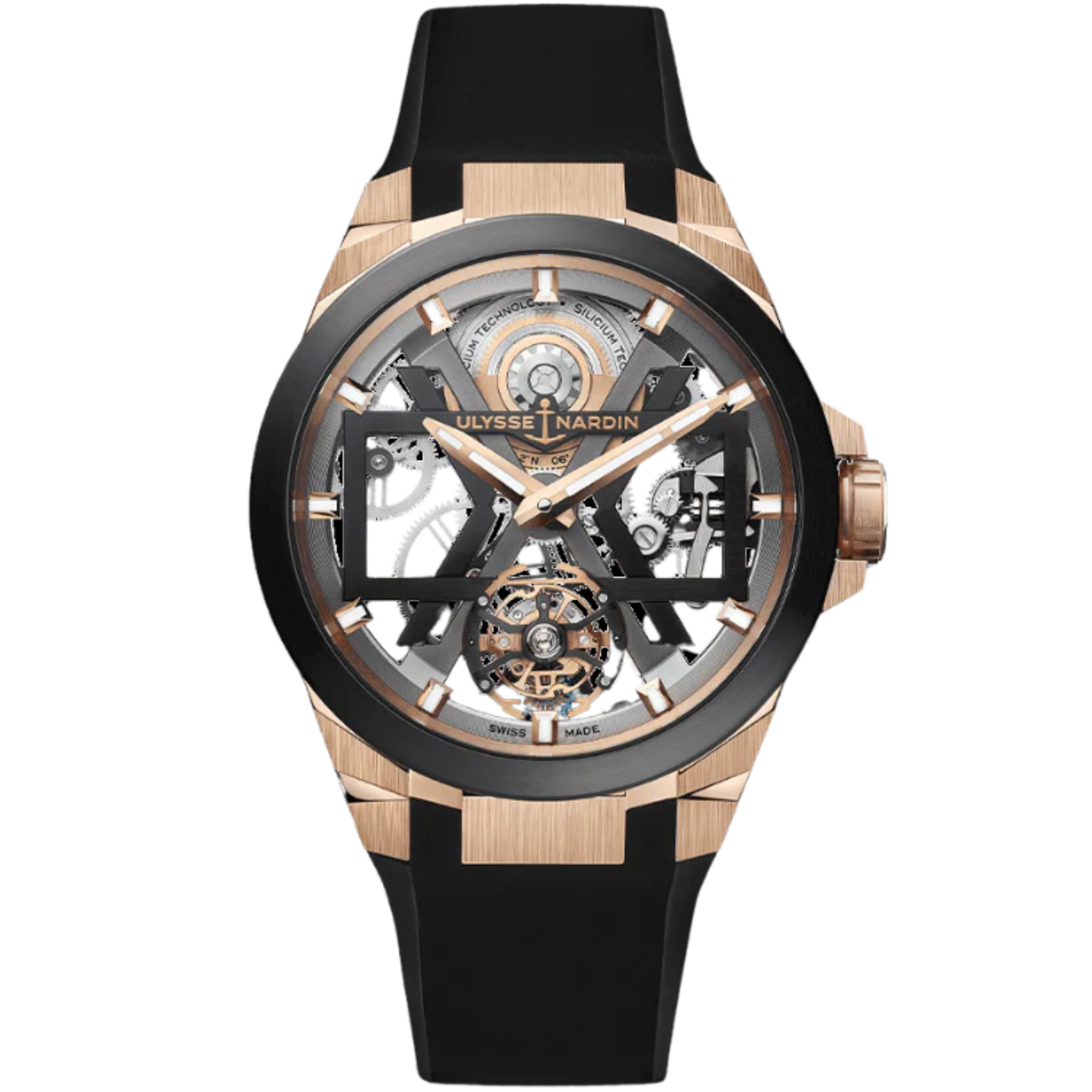 BLAST TOURBILLON 45 MM ROSE GOLD WITH OPENWORKED DIAL - Ulysse Nardin