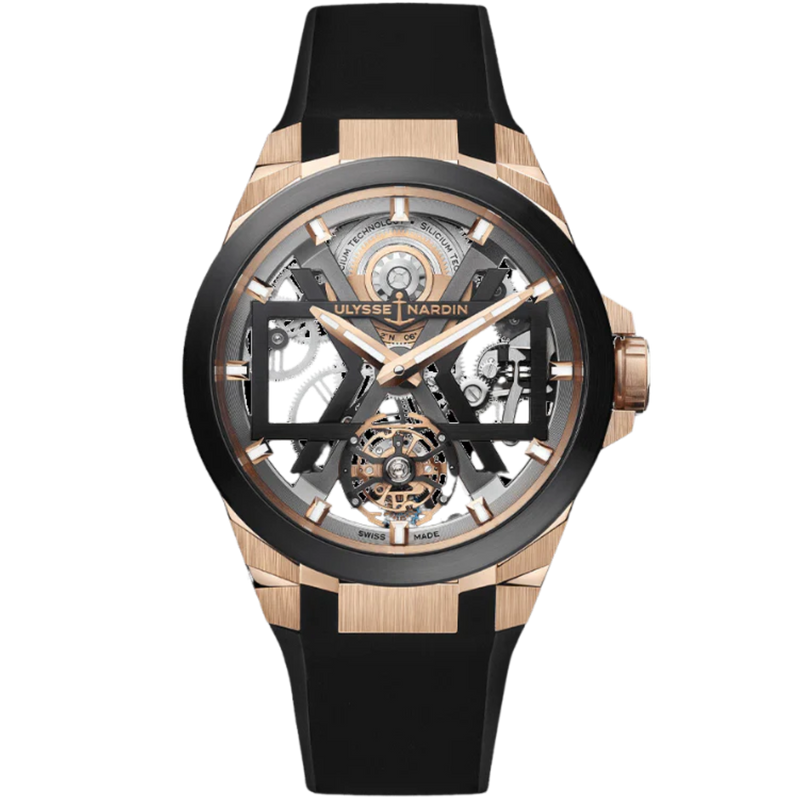BLAST TOURBILLON 45 MM ROSE GOLD WITH OPENWORKED DIAL - Ulysse Nardin