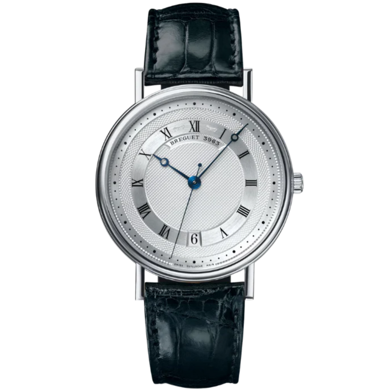 CLASSIQUE 5930 35 MM 18K WHITE GOLD WITH SILVER DIAL - Breguet