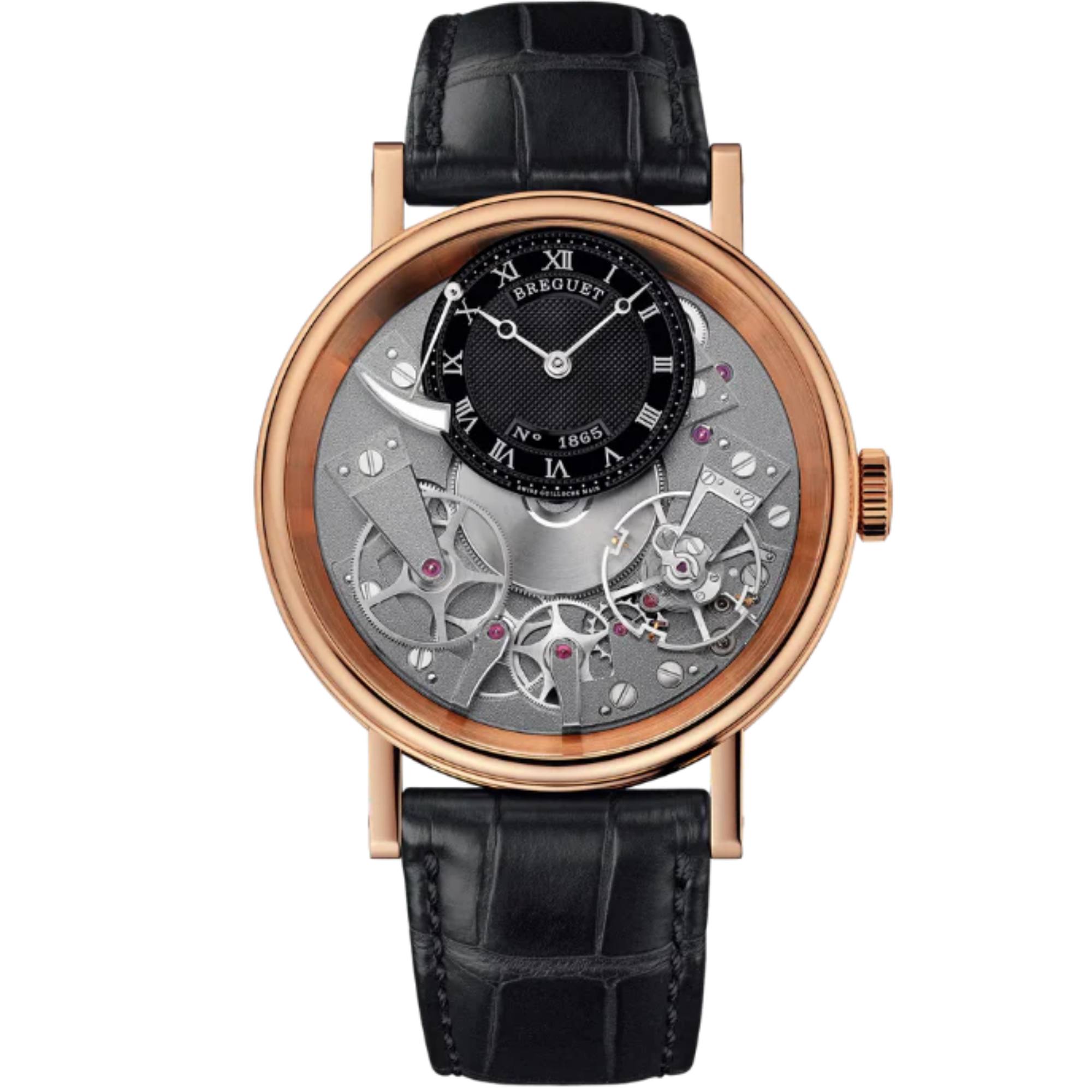 TRADITION 7057 40 MM ROSE GOLD WITH BLACK DIAL - Breguet