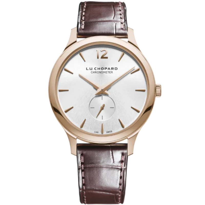 L.U.C XPS 40 MM ETHICAL ROSE GOLD WITH SILVER DIAL - Chopard