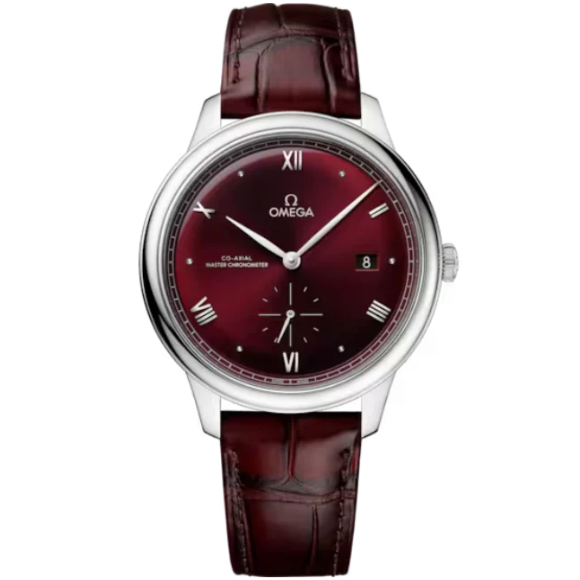 DE VILLE PRESTIGE 41 MM STAINLESS STEEL WITH RED DIAL - Omega