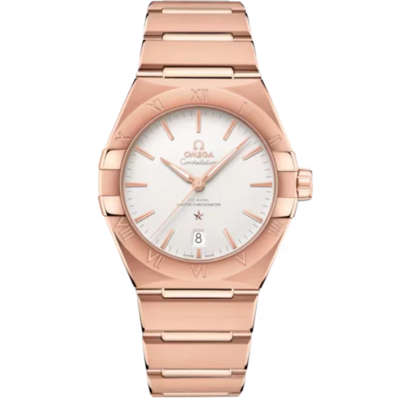 CONSTELLATION 39 MM SEDNA™ GOLD WITH SILVER DIAL - Omega