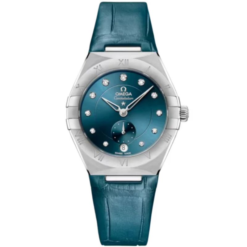 CONSTELLATION 34 MM STAINLESS STEEL WITH BLUE DIAL - Omega
