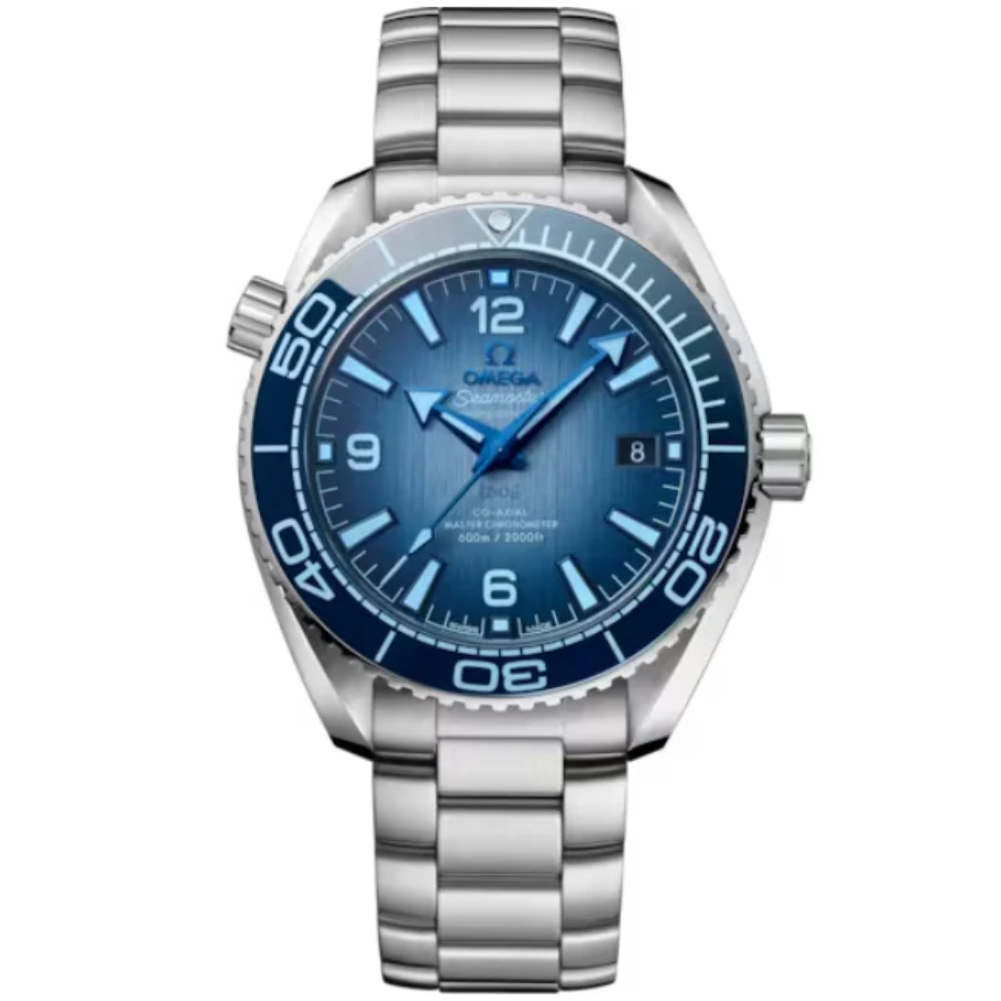 SEAMASTER PLANET OCEAN 600M SUMMER BLUE 39 MM STAINLESS STEEL WITH BLUE DIAL - Omega