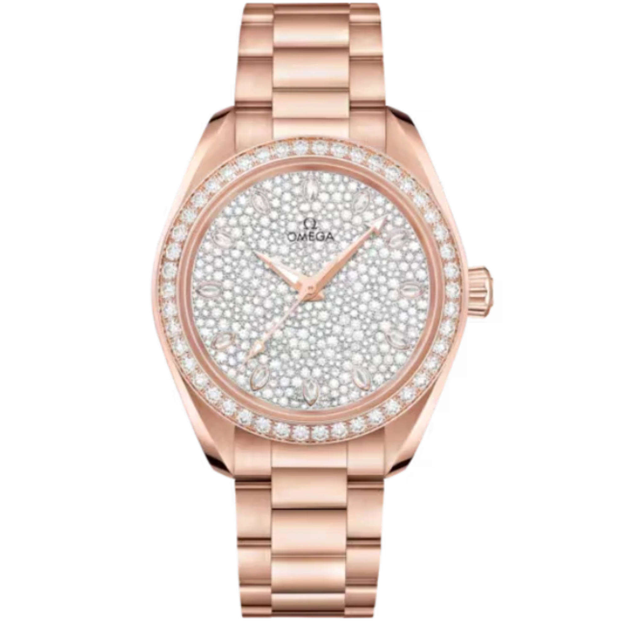 SEAMASTER AQUA TERRA 150M 34 MM SEDNA™ GOLD WITH WHITE DIAL - Omega