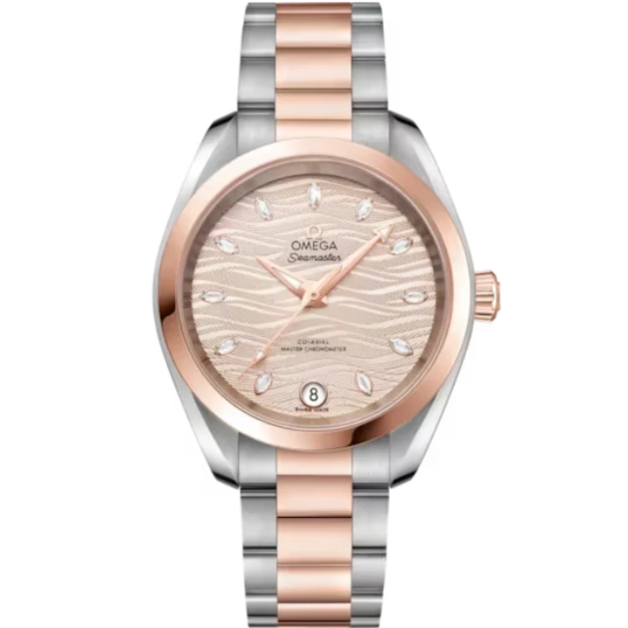SEAMASTER AQUA TERRA 150M 34 MM STAINLESS STEEL - SEDNA™ GOLD WITH GREY DIAL - Omega