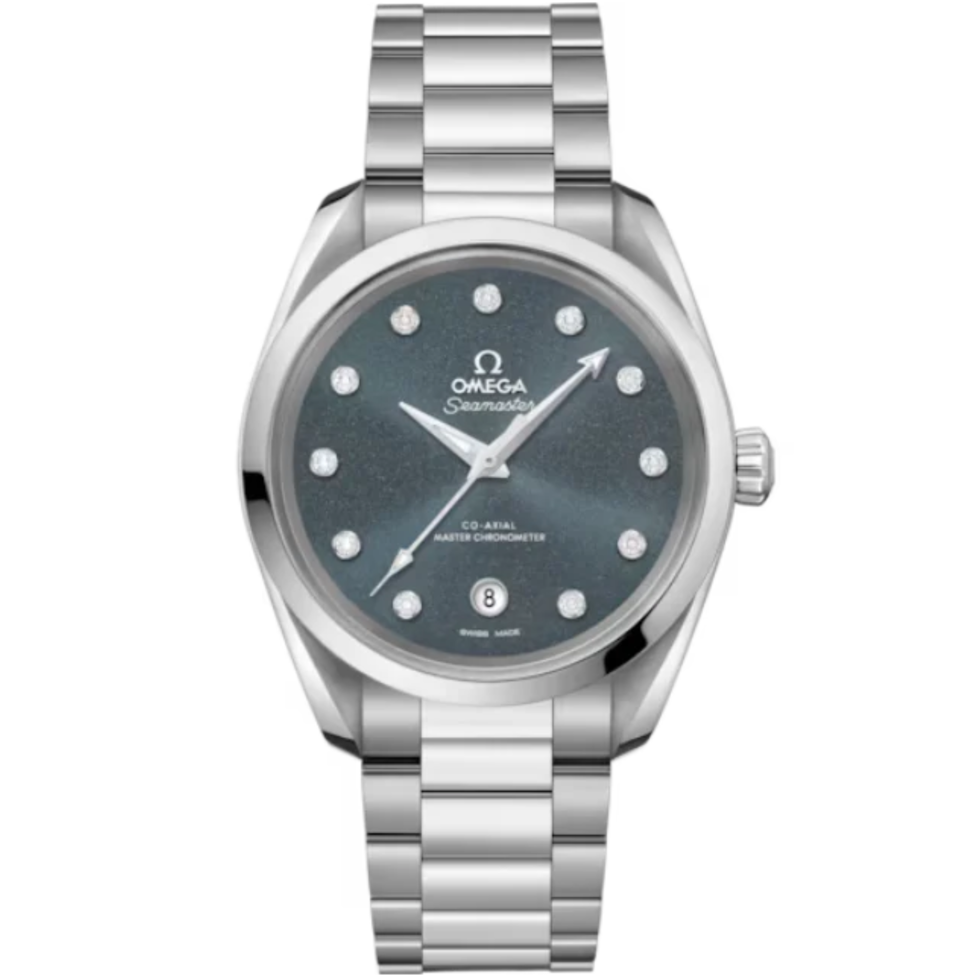 SEAMASTER AQUA TERRA 150M 38 MM STAINLESS STEEL WITH BLUE DIAL - Omega