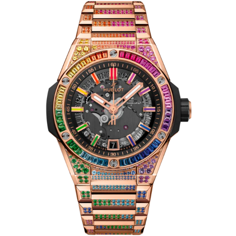 Big Bang 40mm INTEGRATED TIME ONLY KING GOLD RAINBOW - Hublot