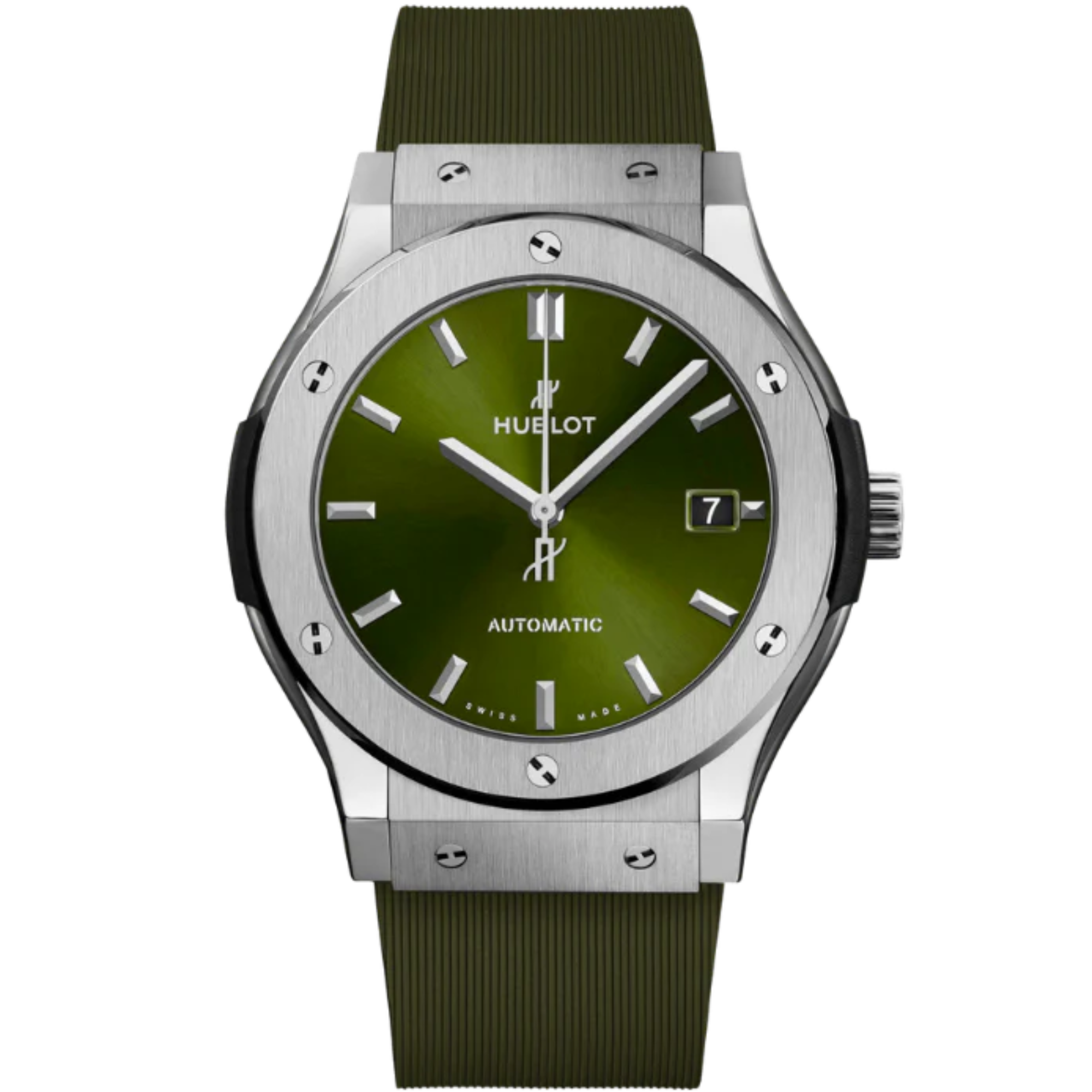 CLASSIC FUSION 3-HANDS 45MM TITANIUM GREEN - Hublot