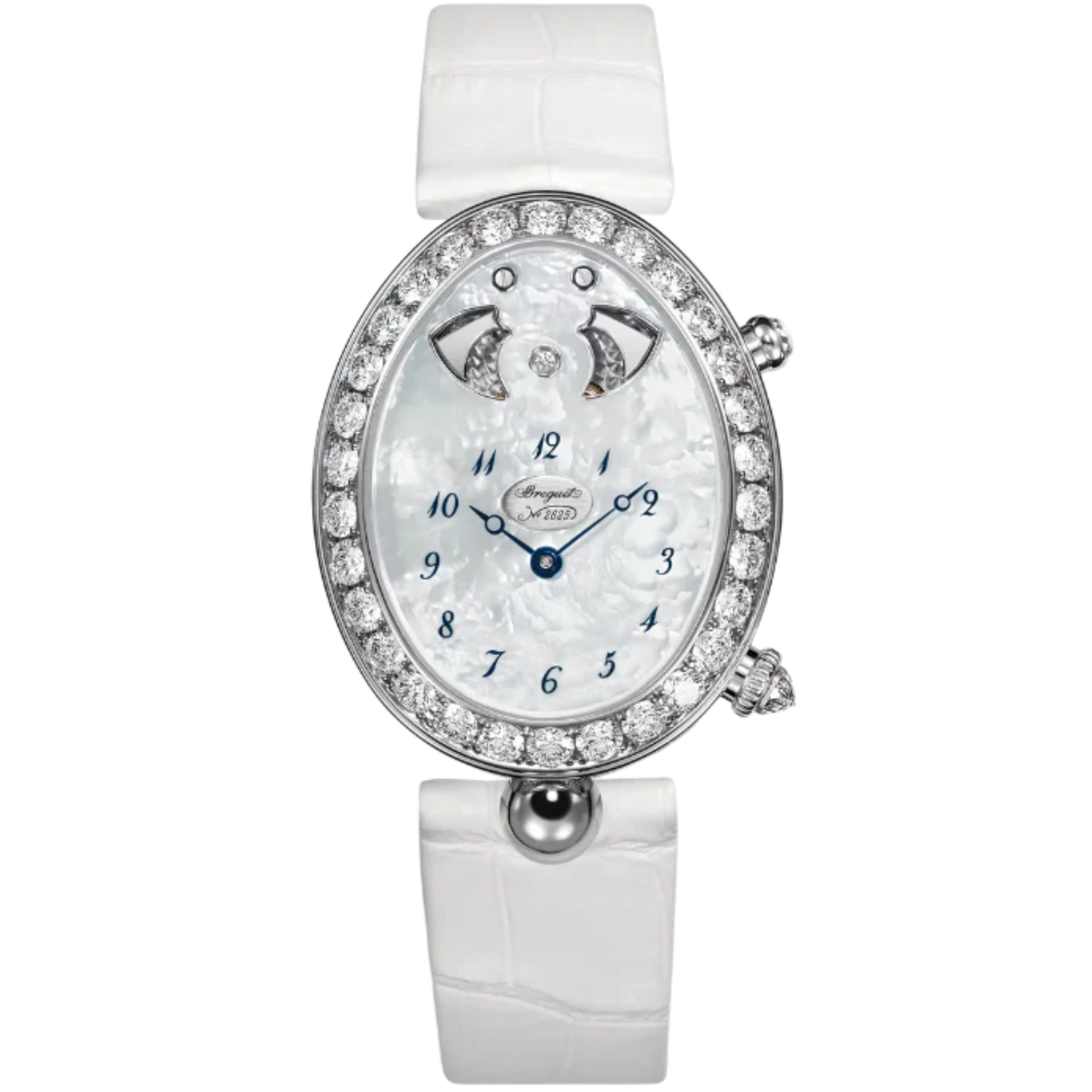 REINE DE NAPLES 8978 38 MM WHITE GOLD WITH MOTHER OF PEARL DIAL - Breguet
