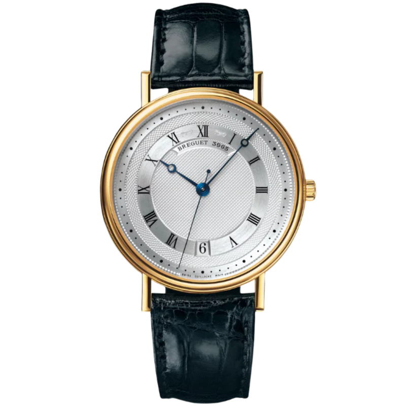 CLASSIQUE 5930 35 MM 18K YELLOW GOLD WITH SILVER DIAL - Breguet