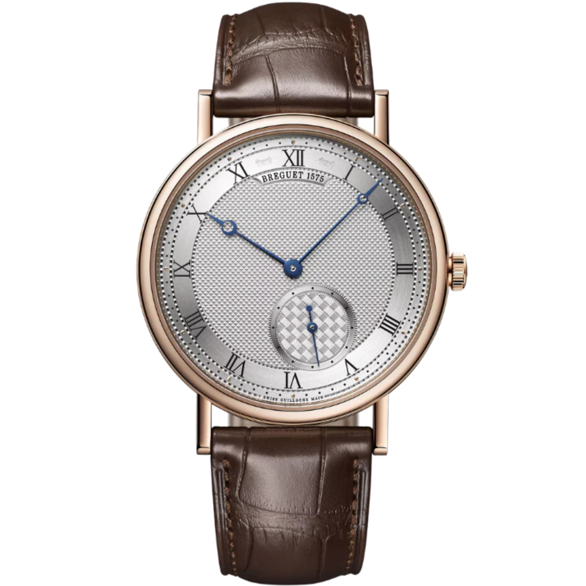 CLASSIQUE 7147 40 MM ROSE GOLD WITH SILVER DIAL - Breguet