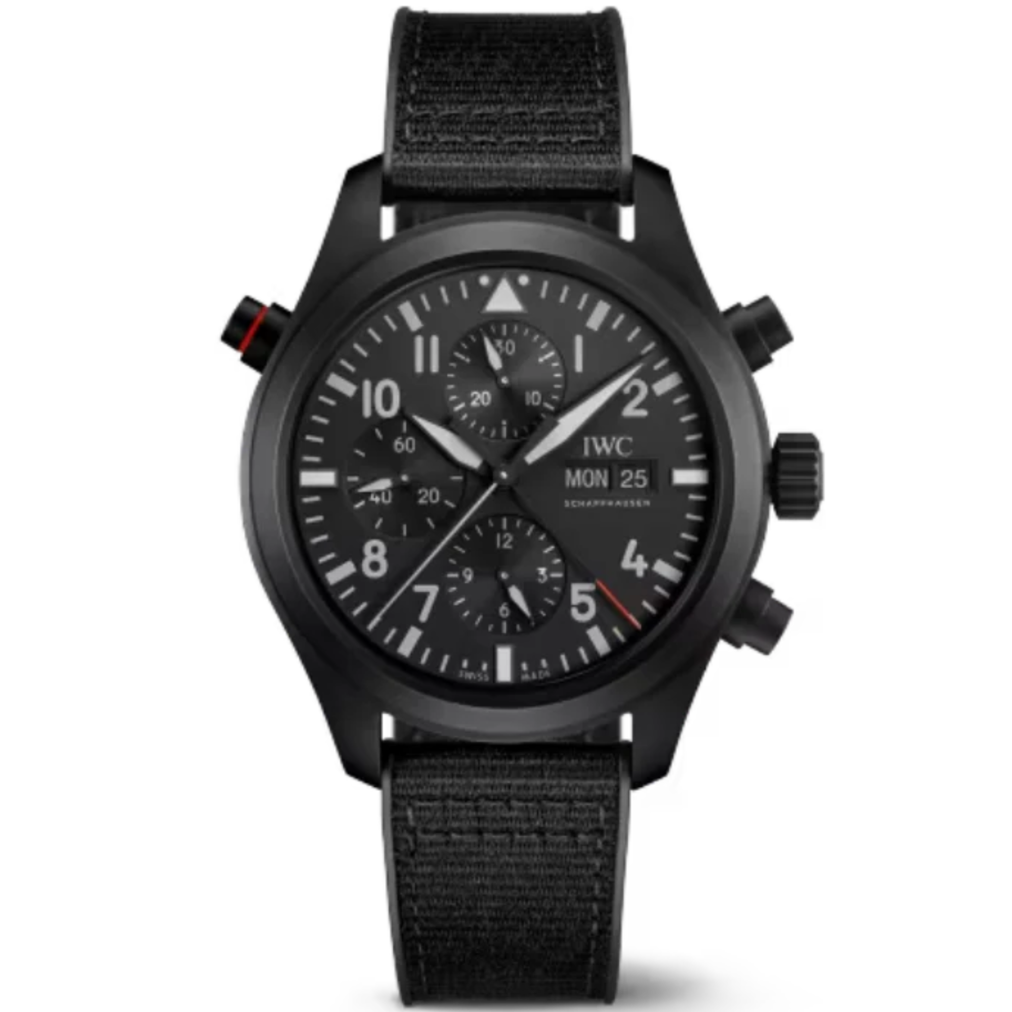 PILOT’S WATCH DOUBLE CHRONOGRAPH TOP GUN 44 MM CERATANIUM® WITH BLACK DIAL - IWC