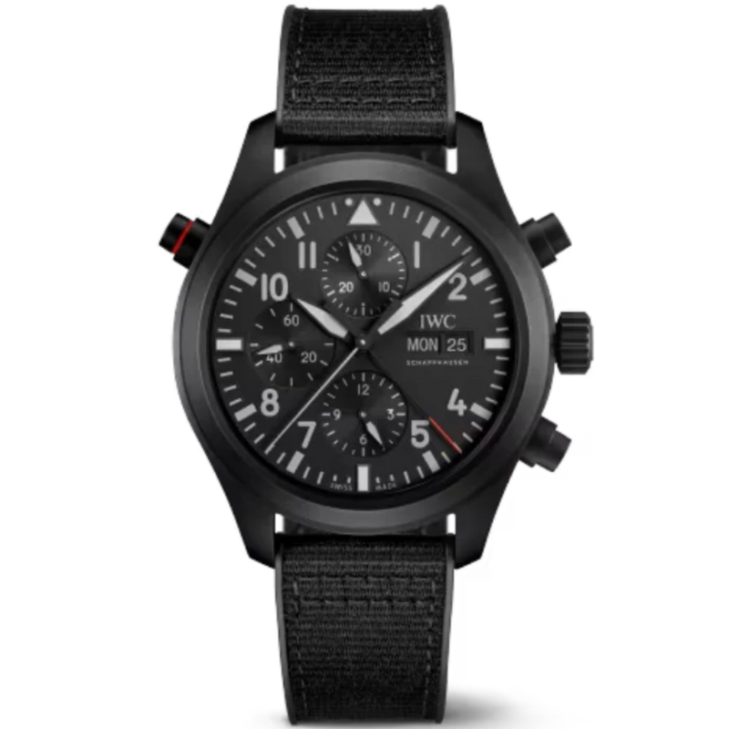 PILOT’S WATCH DOUBLE CHRONOGRAPH TOP GUN 44 MM CERATANIUM® WITH BLACK DIAL - IWC