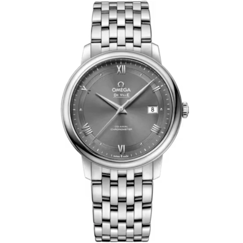 DE VILLE PRESTIGE 39 MM STAINLESS STEEL WITH GREY DIAL - Omega