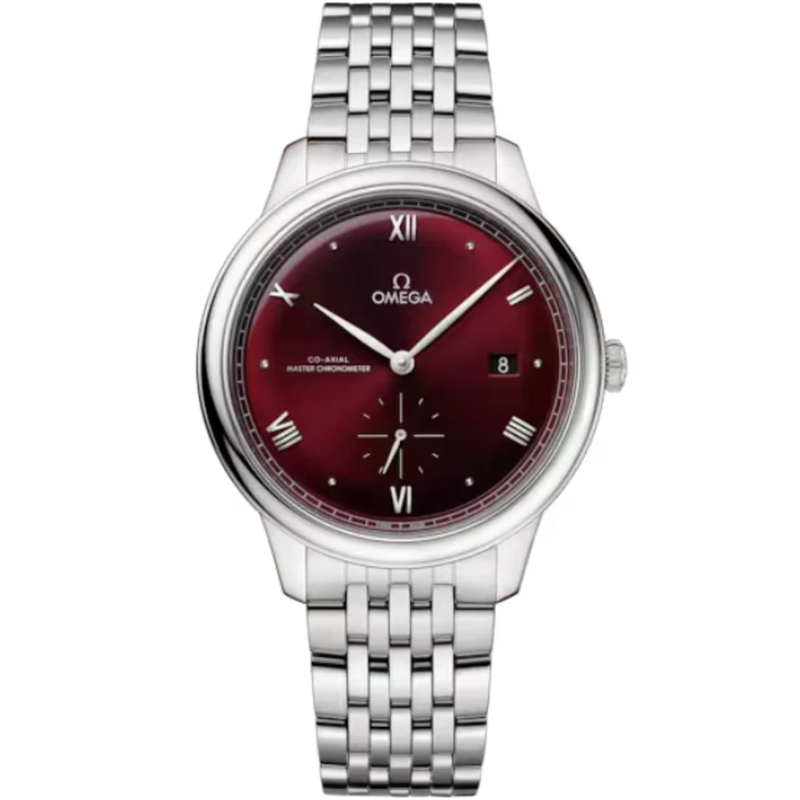DE VILLE PRESTIGE 41 MM STAINLESS STEEL WITH RED DIAL - Omega
