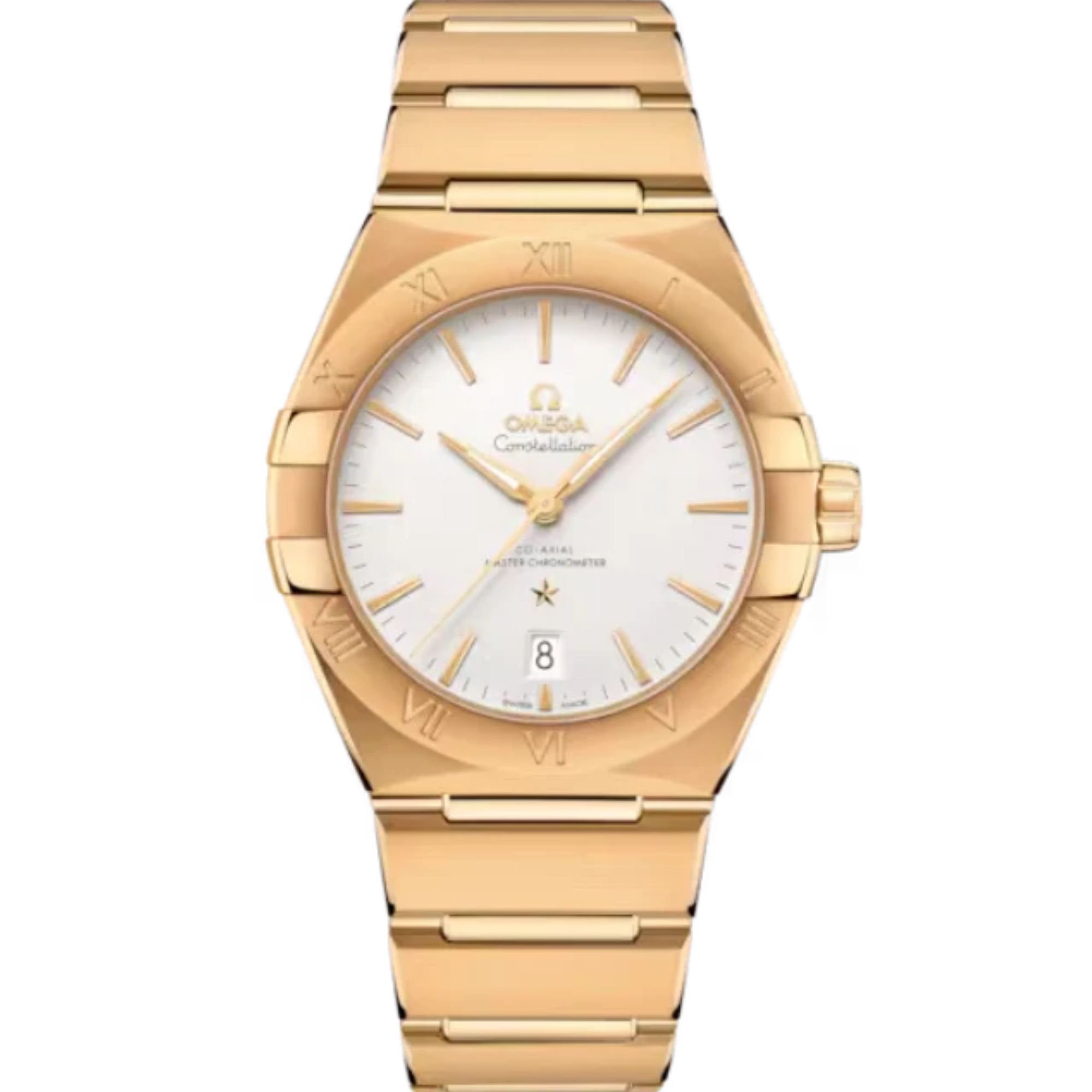 CONSTELLATION 39 MM YELLOW GOLD WITH SILVER DIAL - Omega