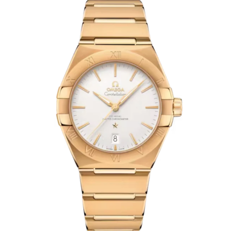 CONSTELLATION 39 MM YELLOW GOLD WITH SILVER DIAL - Omega