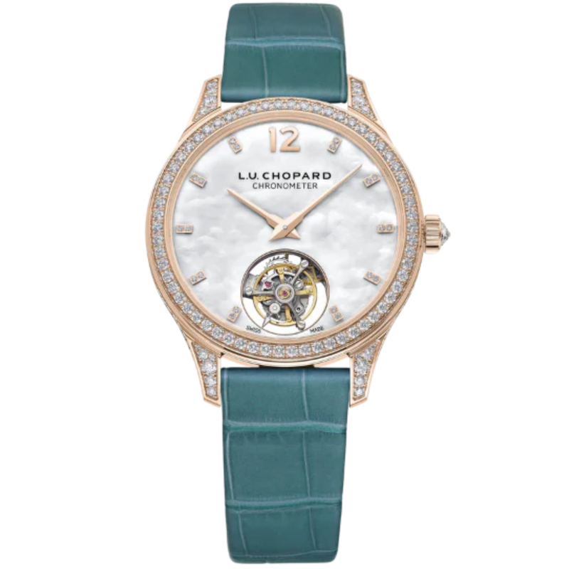 L.U.C FLYING T TWIN LADIES LIMITED EDITION 35 MM ETHICAL ROSE GOLD WITH MOTHER OF PEARL DIAL - Chopard