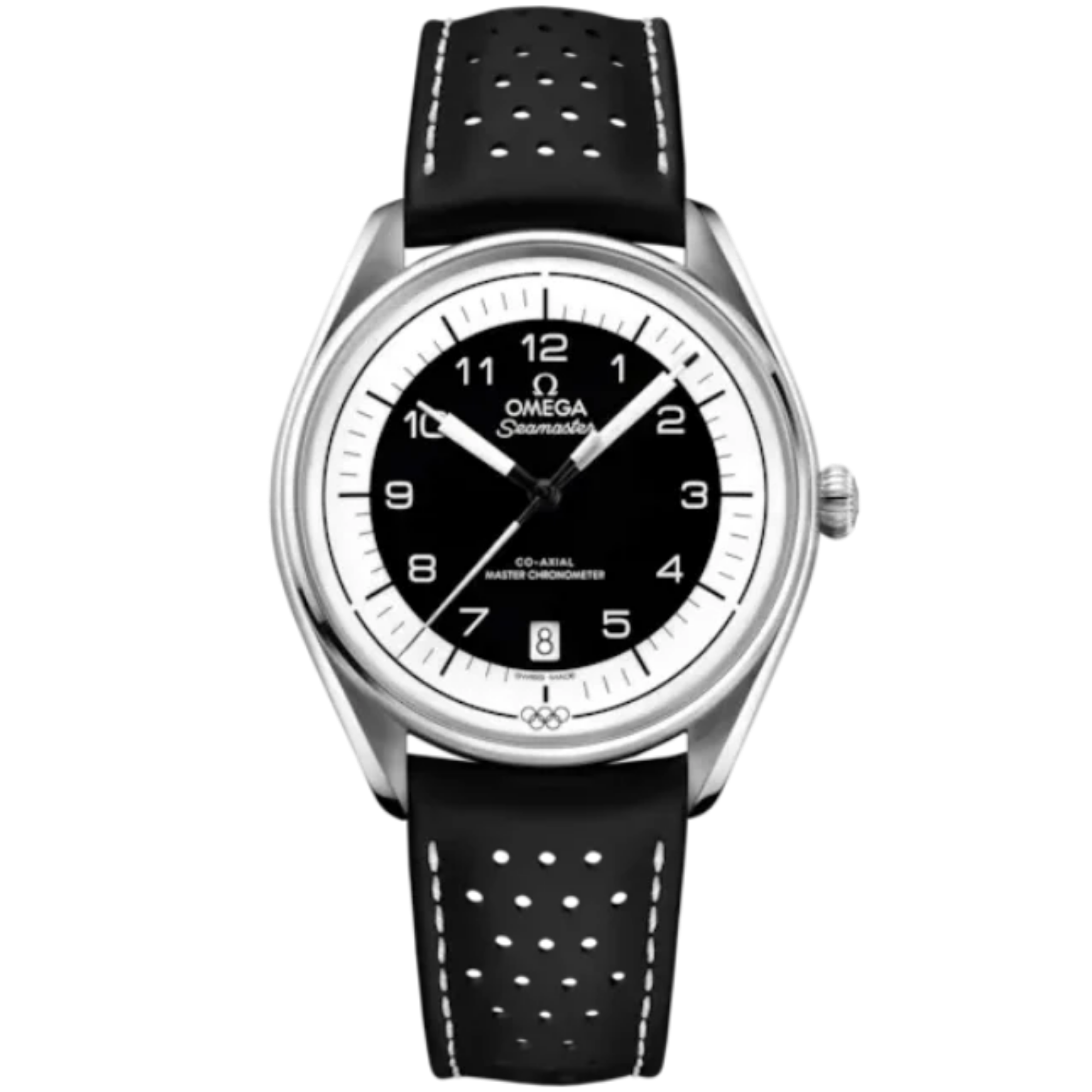 SEAMASTER OLYMPIC OFFICIAL TIMEKEEPER 39 MM STAINLESS STEEL WITH BLACK DIAL - Omega