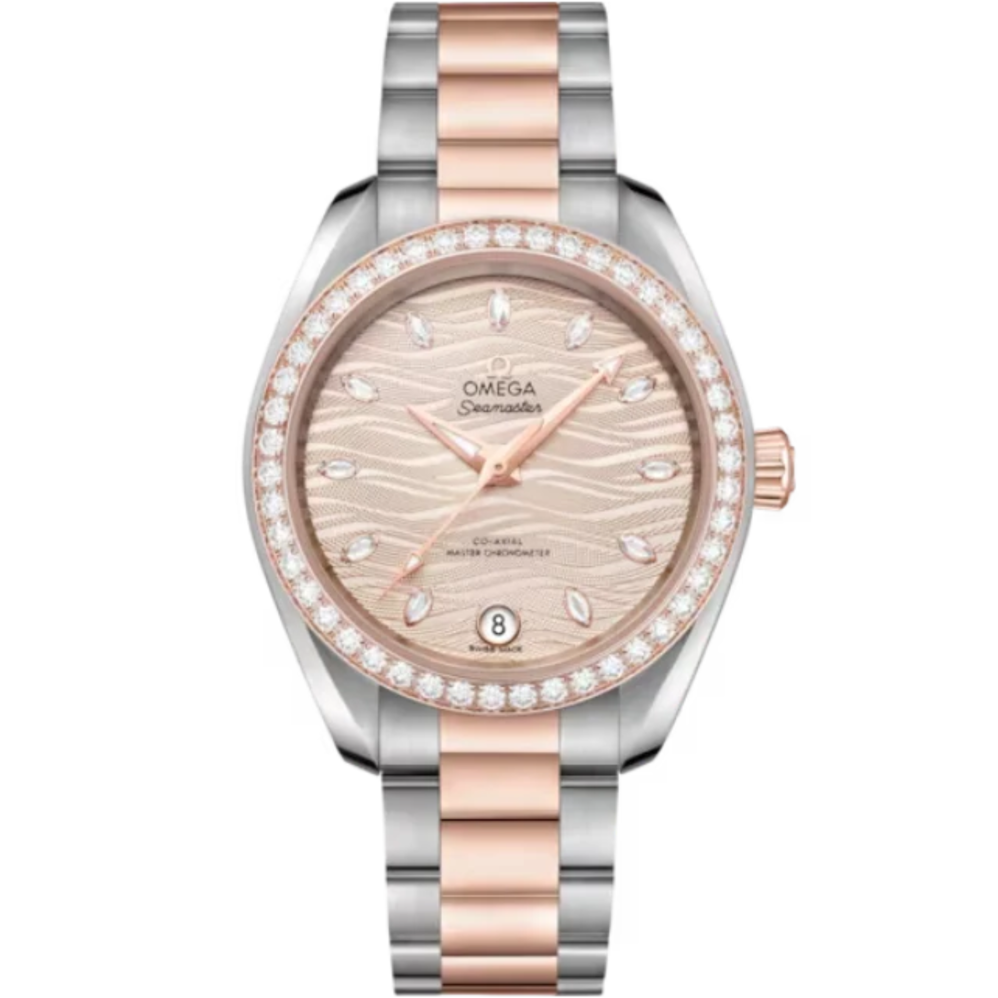 SEAMASTER AQUA TERRA 150M 34 MM STAINLESS STEEL - SEDNA™ GOLD WITH GREY DIAL - Omega
