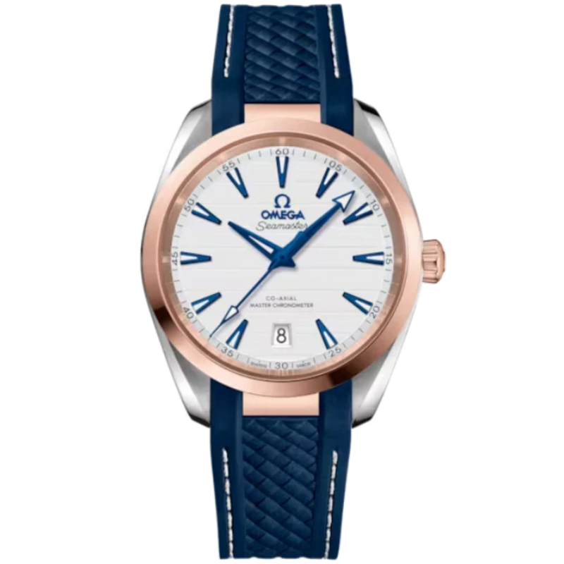 SEAMASTER AQUA TERRA 150M 38 MM STAINLESS STEEL - SEDNA™ GOLD WITH SILVER DIAL - Omega