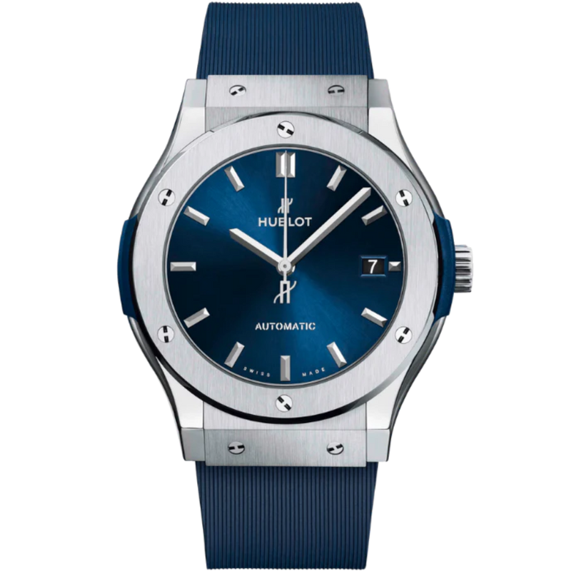 CLASSIC FUSION 3-HANDS 38MM TITANIUM BLUE - Hublot
