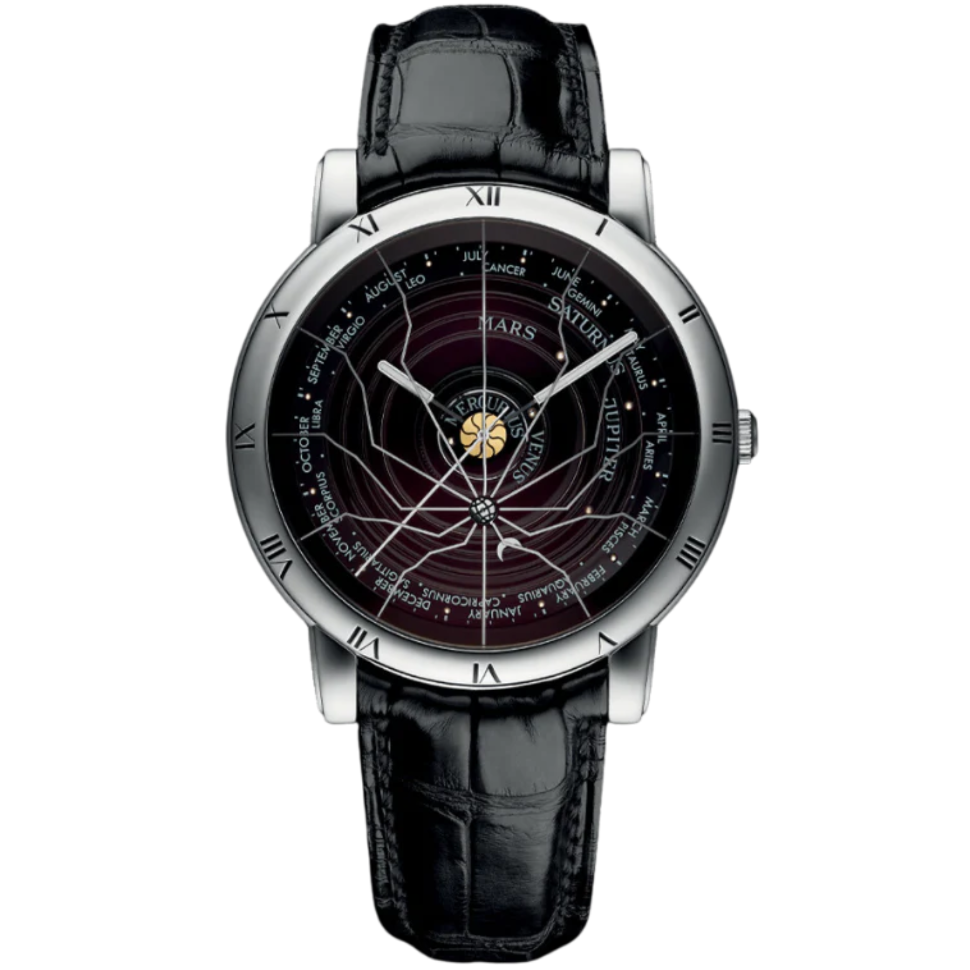 TRILOGY 41 MM PLATINUM WITH RED DIAL - Ulysse Nardin