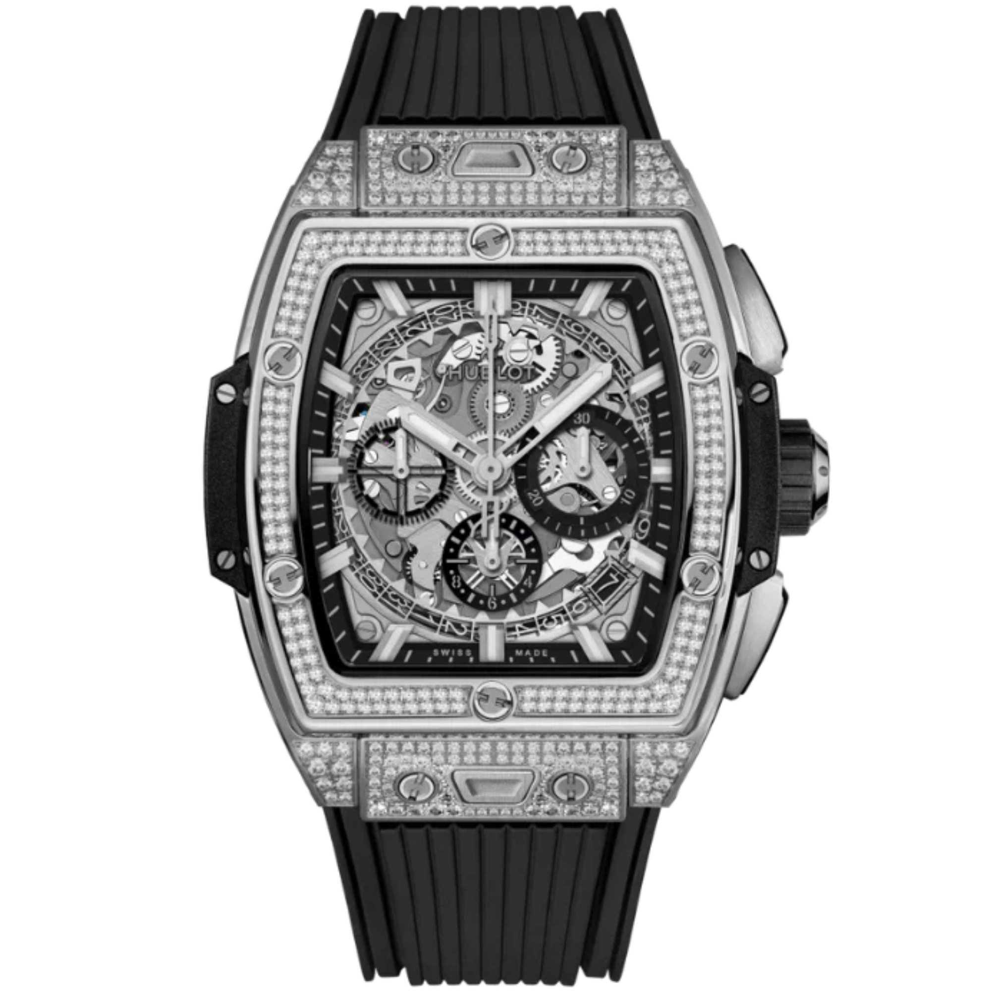SPIRIT OF BIG BANG 42 MM TITANIUM PAVE - Hublot