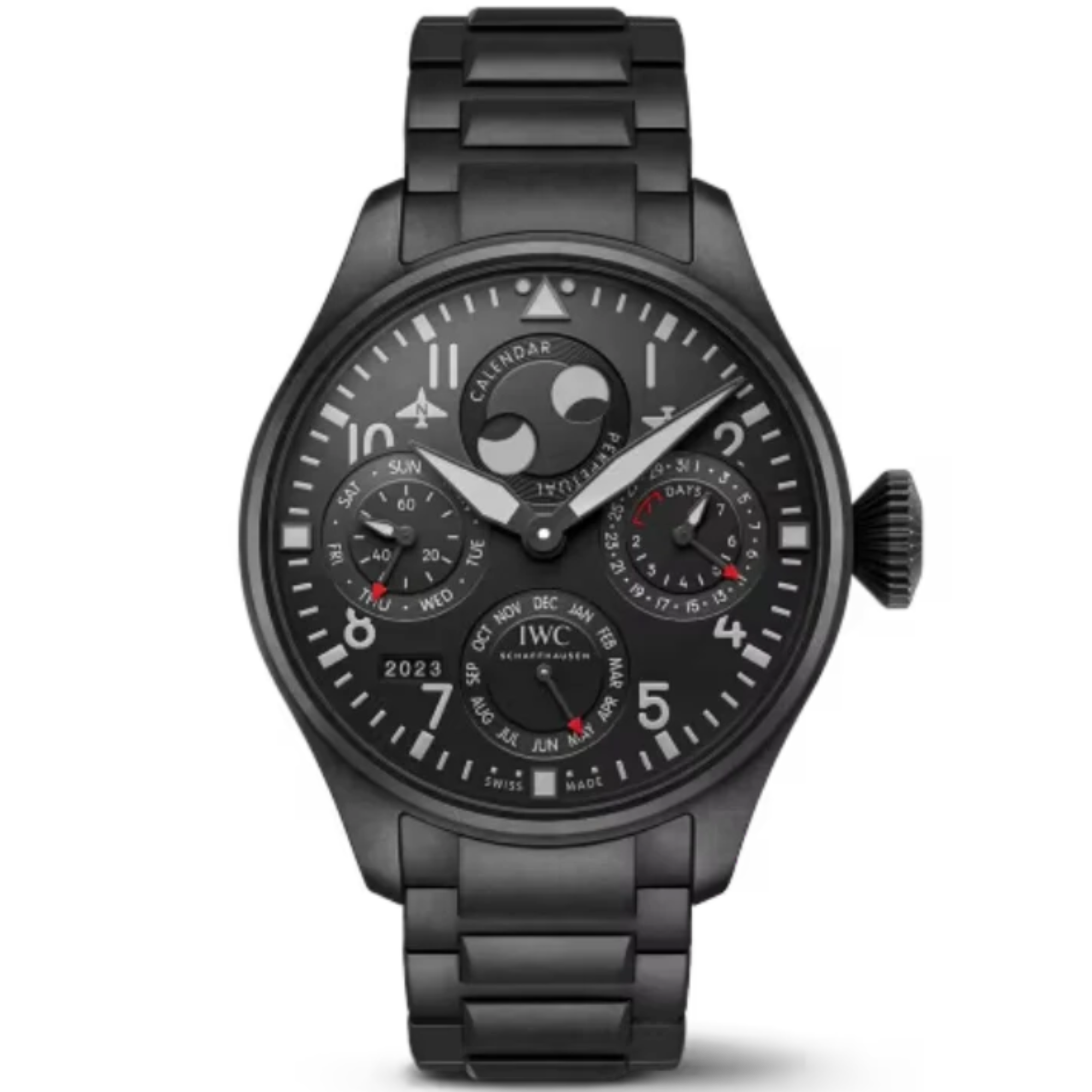 BIG PILOT’S WATCH PERPETUAL CALENDAR TOP GUN 46 MM CERATANIUM® WITH BLACK DIAL - IWC