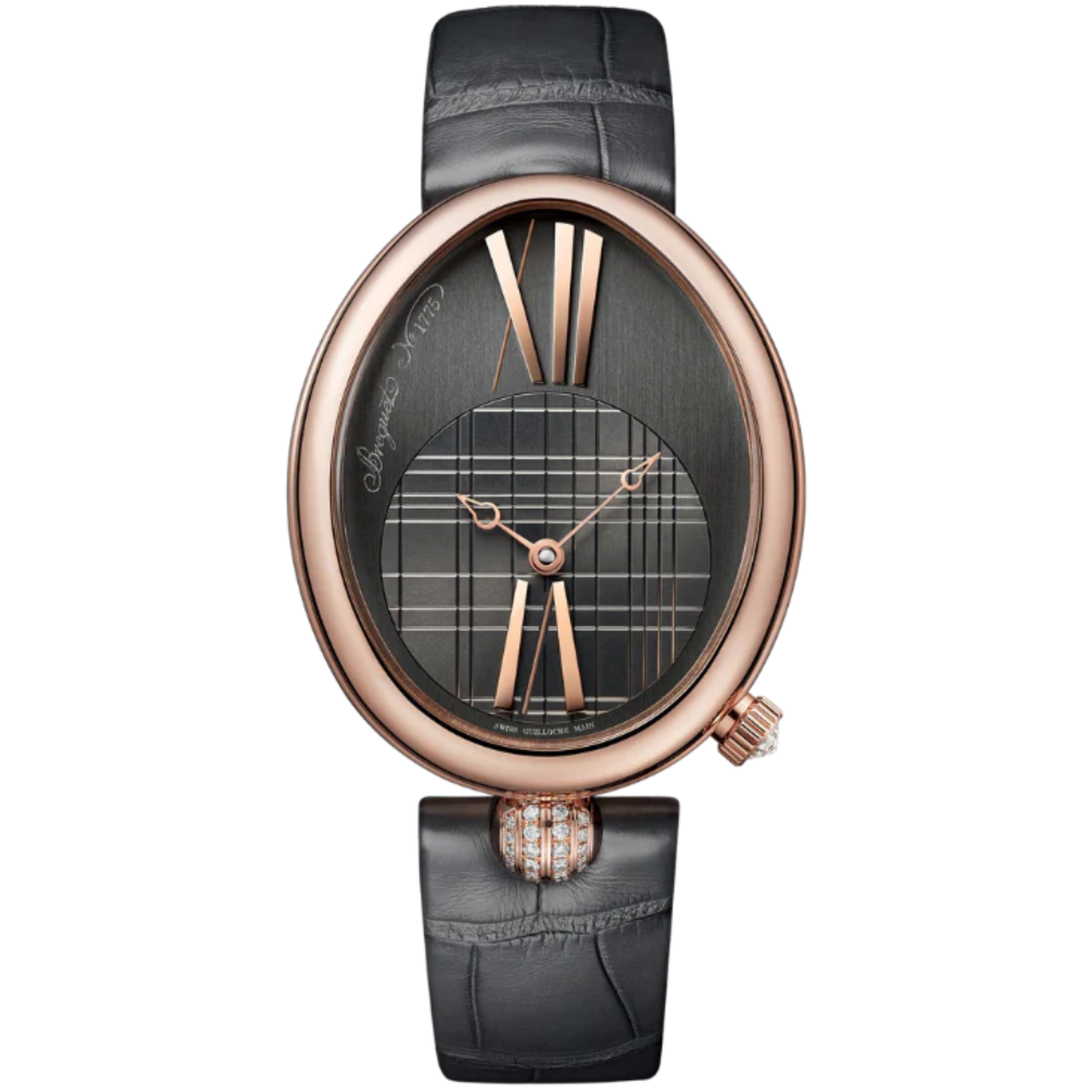 REINE DE NAPLES 8968 43 MM 18K ROSE GOLD WITH ANTHRACITE DIAL - Breguet