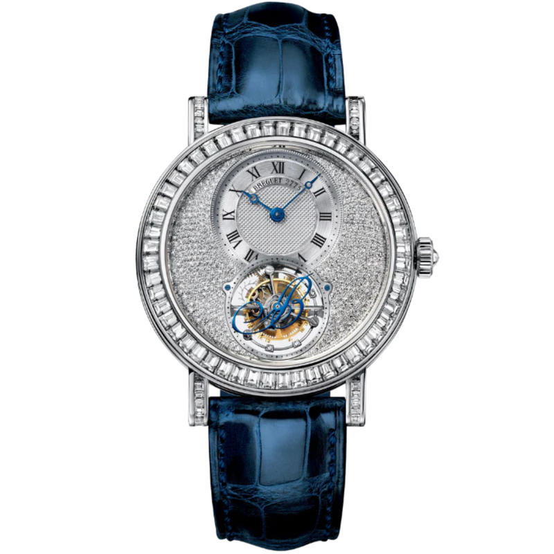CLASSIQUE COMPLICATION 5359 40 MM WHITE GOLD WITH SILVERED DIAMOND DIAL - Breguet