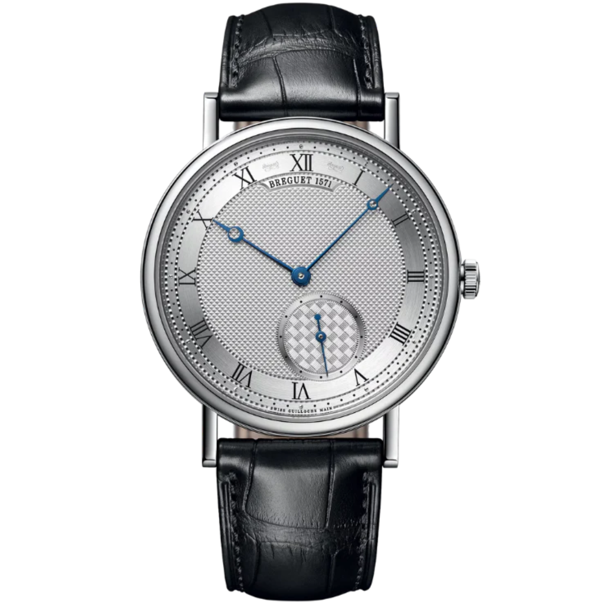 CLASSIQUE 7147 40 MM WHITE GOLD WITH SILVER DIAL - Breguet