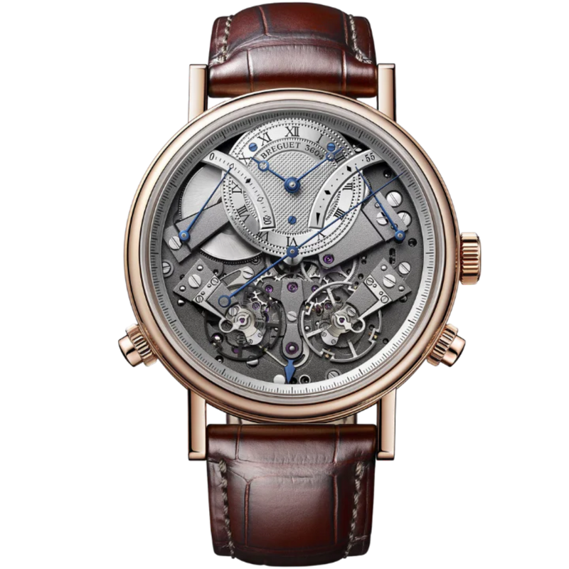 TRADITION 7077 44 MM ROSE GOLD WITH SILVER DIAL - Breguet